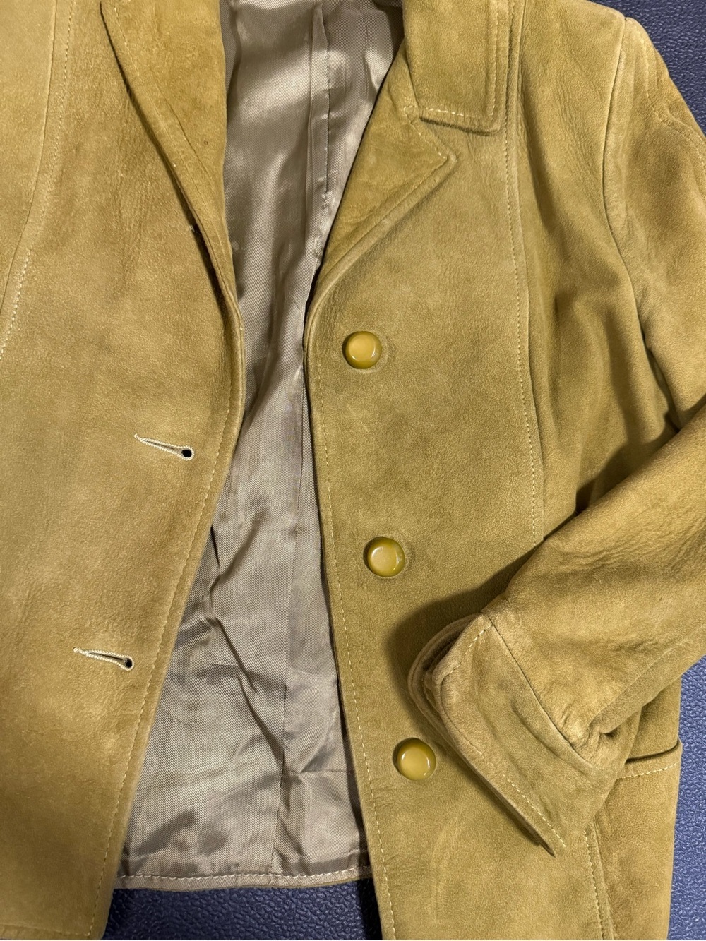 Vintage Suede Blazer Jacket - Picture 4 of 7